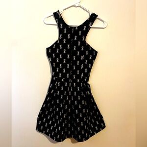 Hollister black pineapple dress.